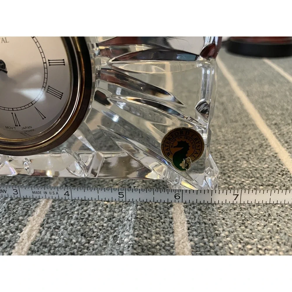 Vintage Waterford Crystal‎ Portico Desk Mantel Clock